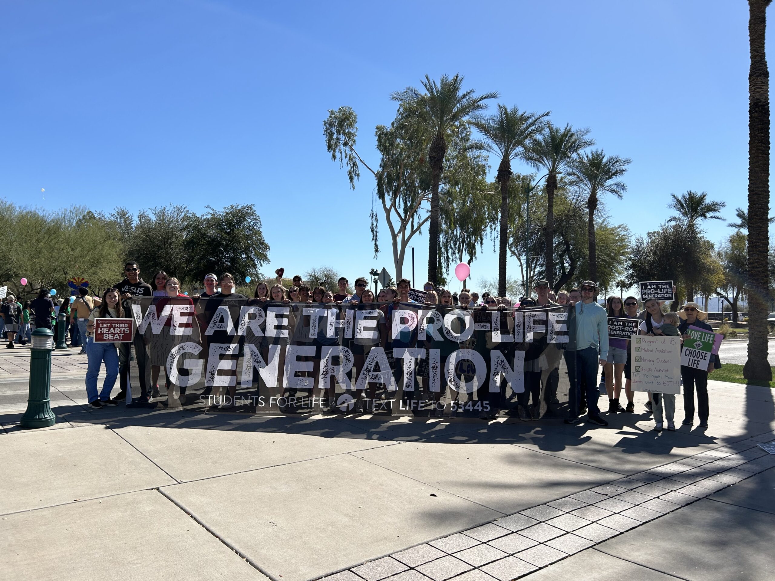 Students For Life Action Rallying In Naples To Push Back Against 