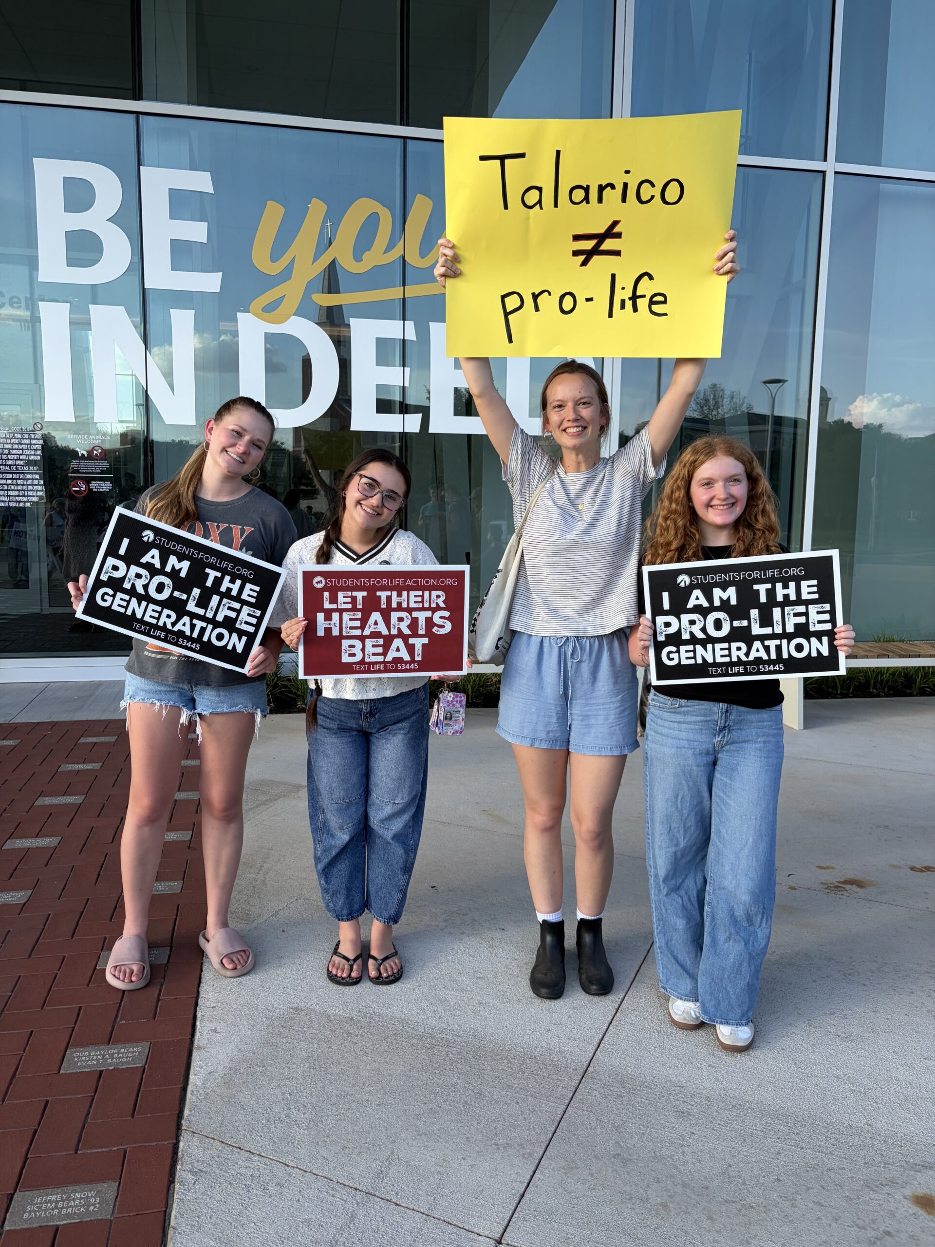 talarico baylor university protest texas